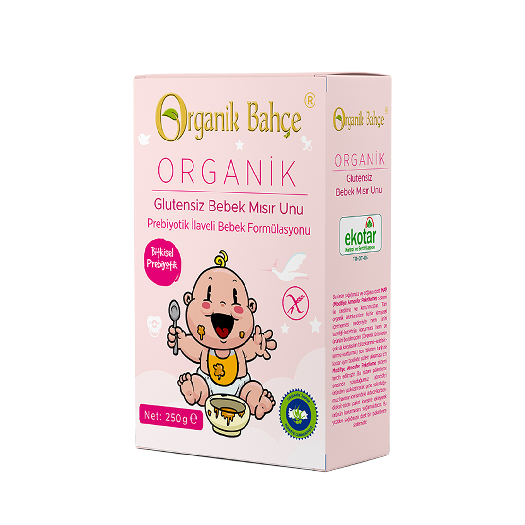 Organik Bahce Organik Glutensiz Misir irmiği 250 gr