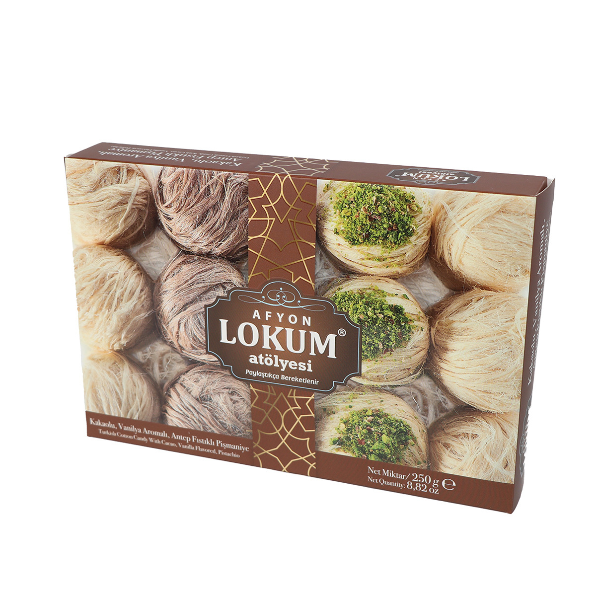 ESRA Lokum üzerinde Glutensiz yazıyor