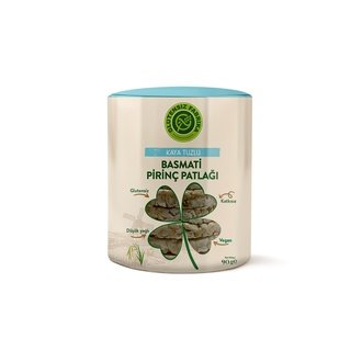 Glutensiz Fabrika Kaya Tuzlu Basmati Pirinç Patlağı 90 G